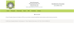 Desktop Screenshot of centroortopedicomadureira.com.br